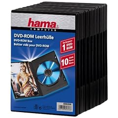 Hama DVD-Leerh�lle mit Folie, 10er-Pack, Schwarz