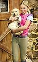 Kids TuffRider Cotton LowRise Pullon Breech 16 Sand (100206)