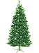 7.5' Emerald Green Pre-Lit Laser Tinsel Artificial Christmas Tree - Green Lights