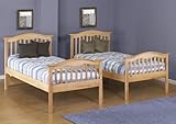 Mission Style Solid Wood Twin Bed Natural