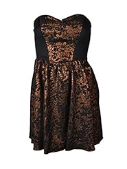 Strapless Cotton/Metallic/Polyester Jacquard  Dress