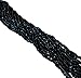 Montana Blue Silver Lined Czech 6/0 Seed Bead on Loose Strung 6 String Hank Approx 900 Beads