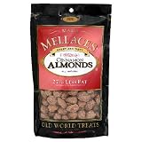 Mama Mellace's Cinnamon Almonds, 4-Ounce Pouch  (Pack of 6)