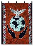 Review Novica  / Batik wall hanging, 'Let Peace Reign'