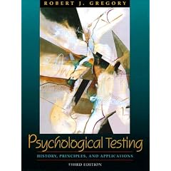 Psychological Testing: History, Principles, and Applications
