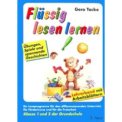 Fl�ssig lesen lernen - Ein Leseprogramm in zwei Versionen: eine f�r die Schule und eine f�r das �ben zu Hause: Fl�ssig lesen lernen, neue ... und f�r Freiarbeit. Perforiert: Kl. 1 u. 2