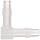 Value Plastics Natural Polypropylene Tube Fitting, Barbed 90 Degree Elbow, Tube ID