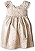 Laura Ashley London Girls' Brocade Flutter Sleeve Dress
