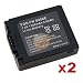 2x CGR-S006A Battery for Panasonic DMC-FZ50 FZ7 FZ30 FZ28