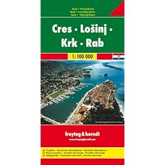 Freytag Berndt Autokarten, Cres, Losinj, Krk, Rab: Citypl�ne / Touristische Informationen / Nautische Informationen