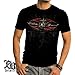 Marine Corps, USMC T-Shirt Elite Breed Usmc Red Blades Silver Foil Medium Black