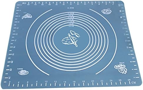 Luckmagic Small Fondant Pastry Silicone Work Rolling Baking Mat(29x26CM)