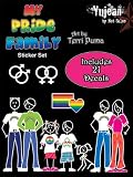 Gay Pride Stick Family People Car Sticker Decal Set - 21 Decals