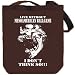 Canvas Tote Bag Brown 