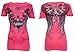 Archaic AFFLICTION Womens T-Shirt FLY HIGH Wings Tattoo Biker Sinful
