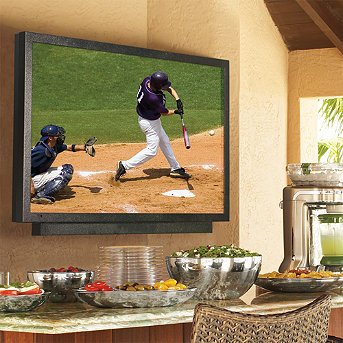 HD LCD Outdoor Television - Silver, 46 - Frontgate HD LCD Outdoor Television - Silver, 46 - Frontgate