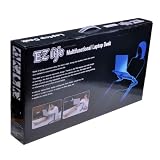 - Adjustable Vented Laptop Table Laptop Computer Desk Portable Bed Tray Book Stand Multifuctional & Ergonomics Design Dual Layer Tabletop up to 17