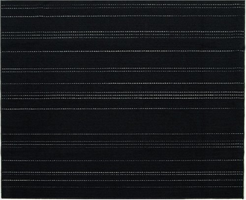 ダイニング ラグ リスペクト ブラック BK (170×220cm)