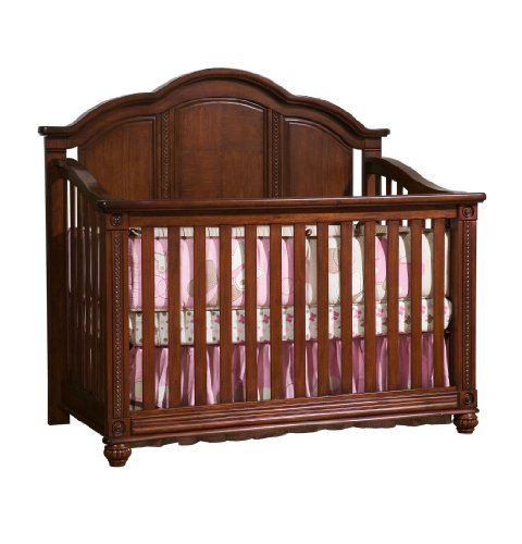 Simmons Kids Furniture Mendocino Crib ‘N’ More, Deep River Cherry