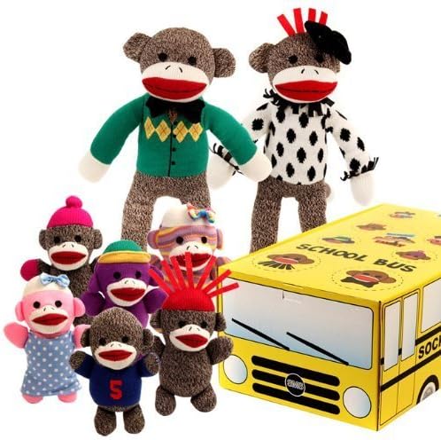 Sock Monkey Family School Bus by Sock Monkey Family