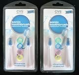 Sonic Toothbrush Replacement Brushes, 2 Pack