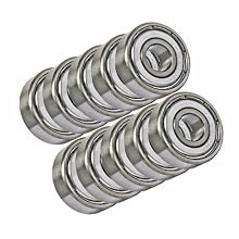 10 Unflanged Shielded Slot Car Axle Bearing 1/8 x 1/4 inch Miniature Ball Bearings VXB Brand