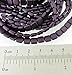 Czechmate 6mm Square Glass Czech 2-Hole Tile Beads - Purple Pearl (25)