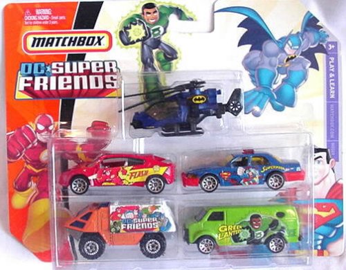 Matchbox DC Super Friends Die-cast Vehicle 5 Pack