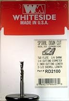 Buy Whiteside RD2100 Whiteside - RD2100 - 1/4" Standard 2 Flute Downcut Spiral Bit