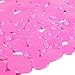 ilovebaby Sandy Stone Baby Kids Safety Non Slip Tub Shower Bath Mat, Mildew Mold Resistant Bathmat (Rose Red)