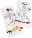 DII Apple and Cherry Pie Printed Flour Sack Dishtowel Set of 2