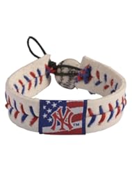 Sports: MLB Baseball GameWear Bracelet - New York Yankees STARS & STRIPES - GameWear