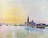 IMAGE OF Ready to hang paintings on stretched canvas - William Turner - 24 x 20 inches - Venice, San Guirg...
