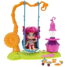 Bandai - Pop pixie - 22332 - Poup�e - Accessoire - Balan�oire Magique et Poup�e - Amore & Lockette