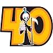 Grim Reaper 40th Birthday Party Invitations