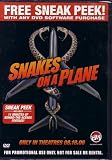 SNAKES ON A PLANE - Theatrical Promo Disc - VERY RARE - Circuit City - DVD