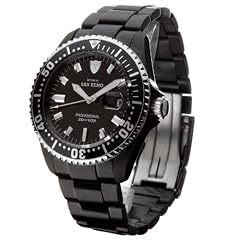 Detomaso Classic Herren-Armbanduhr Automatik SAN REMO Black Silver DT1025-E