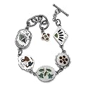 Nature's Sweet Charms Inlay Bracelet