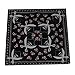 BS® 3pcs 22*22 Inch 100% Cotton Pirate Bandanas Novelty Double Sided Print Skull Cowboy Party Favor Scarf Headband Head Wraps Handkerchiefs