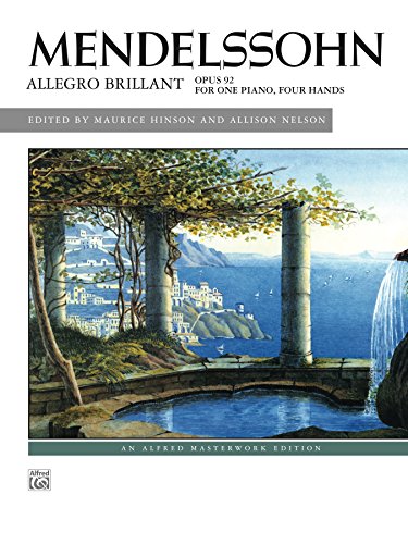 Allegro Brillant: Piano Duet (1 Piano, 4 Hands) (Alfred Masterwork Edition)