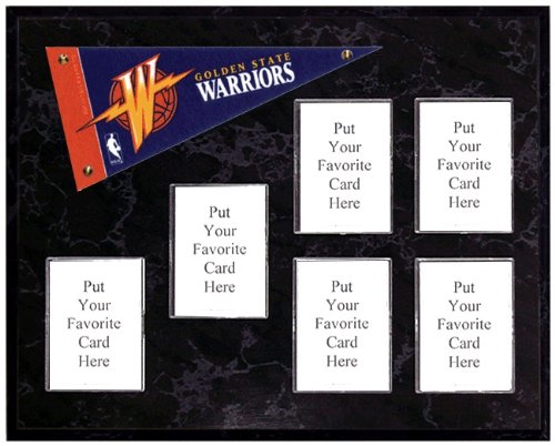 Golden State Warriors Mini Pennant Plaque (No Cards)