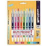 IMAGE OF uni-ball 207 Retractable Medium Point Gel Pens, 8 Colored Ink Pens(1739929)