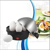 from Puregadgets Puregadgets Ultra Quick Non-Stick Electric Egg Boiler Cooker for up to 7 Eggs Stainless Steel construction produces 7 perfectly boiled eggs