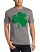 NCAA Men's Notre Dame Fighting Irish Worn Shamrock Tee Shirt (Grey, X-Large)