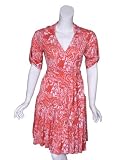 DIANE VON FURSTENBERG Wrap Dress in Coral