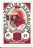 Brandon Webb 2009 SP Legendary Cuts Destination Stardom Memorabilia Jersey Card Arizona Diamondbacks