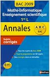 Maths-Informatique Enseignement scientifique 1e L : Sujets corrigés