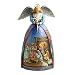 Jim Shore Heartwood Creek Angel with Nativity Scene Figurine, 10.5 Inch