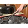 Charcoal Companion Double Head Scrubber Grill Brush with Refills, short handle