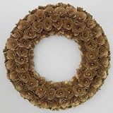 23 Rose Wood-Curl Wreath